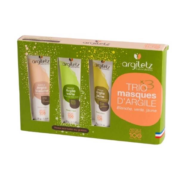 Trio of clay masks Normal hud 3 x 30 g